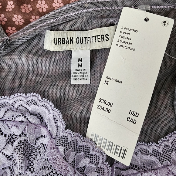 Purple/Gray Lace Cami - Picture 2 of 2